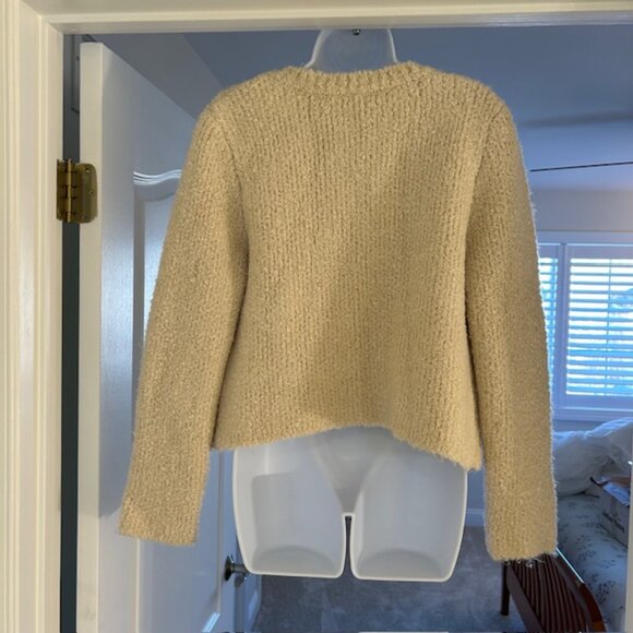 ZARA Textured Cropped Jacket – Size Small - Picture 2 of 5